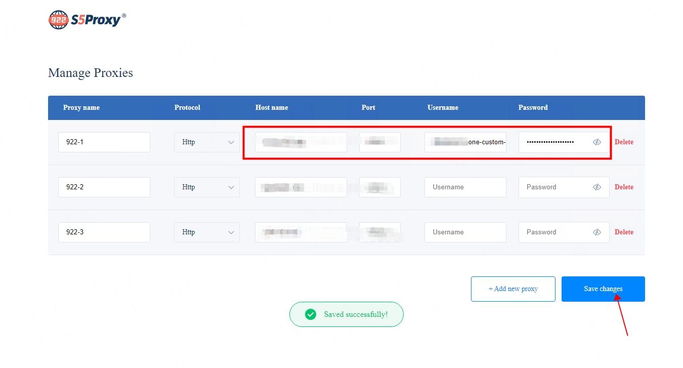 Thông tin đã điền