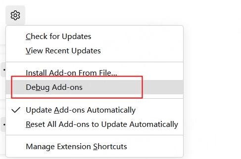 Load Temporary Add-on