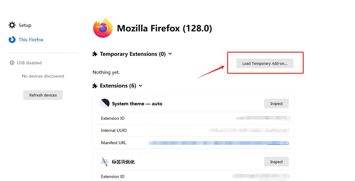 Chọn file Manifest