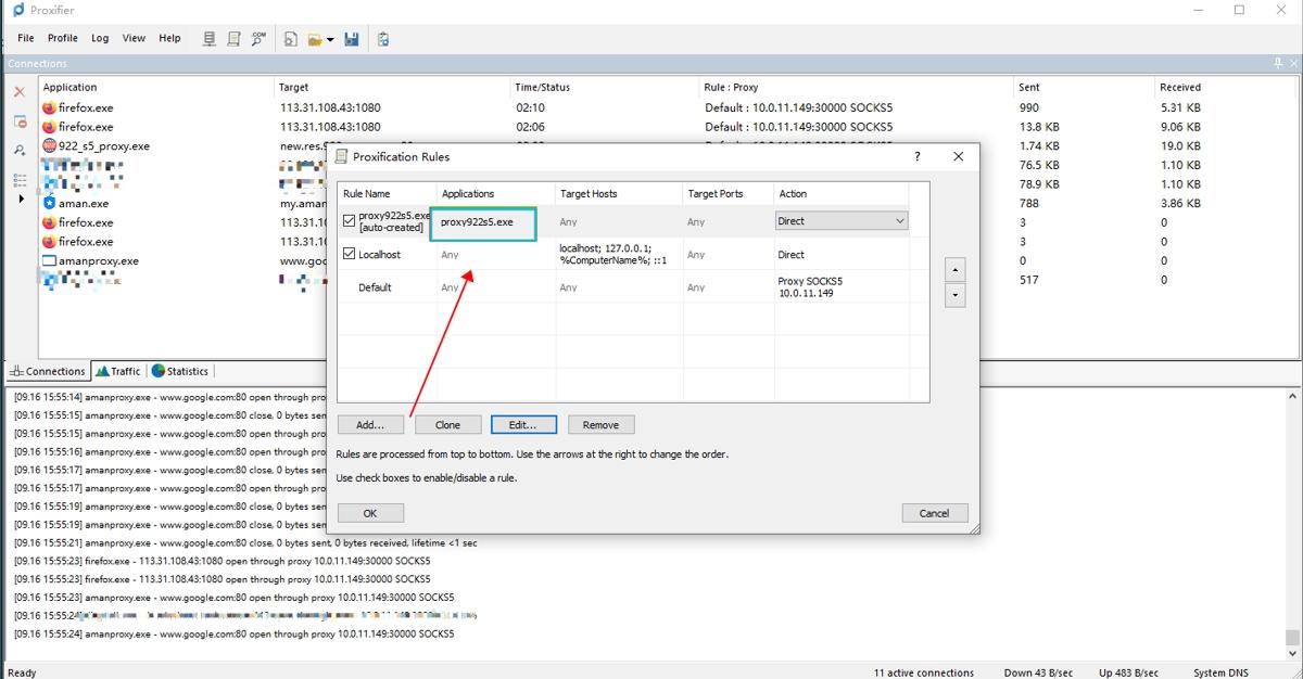 Chọn ứng dụng 922