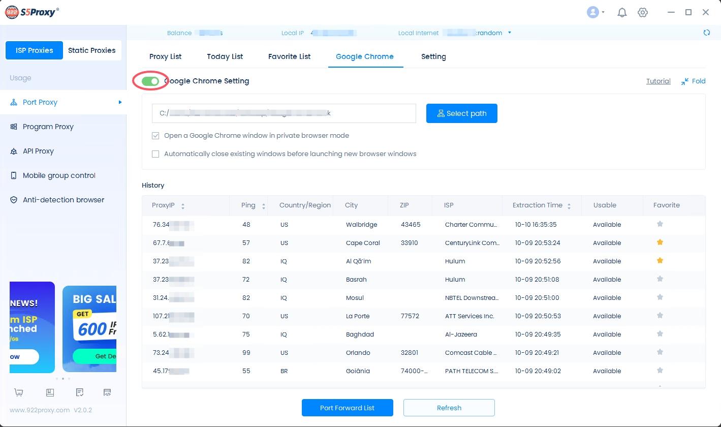 Bật tính năng Google Chrome